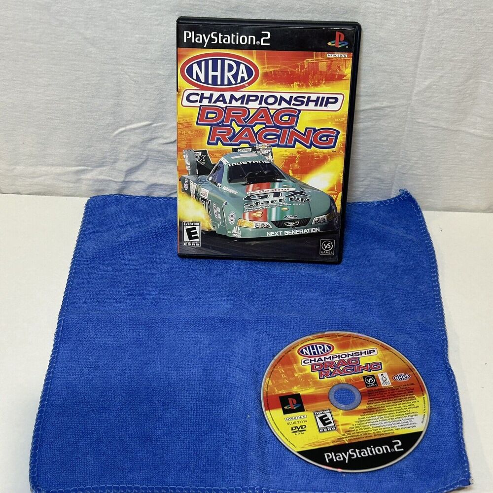 NHRA Championship Drag Racing (Sony PlayStation‎ 2, 2005) No Manual